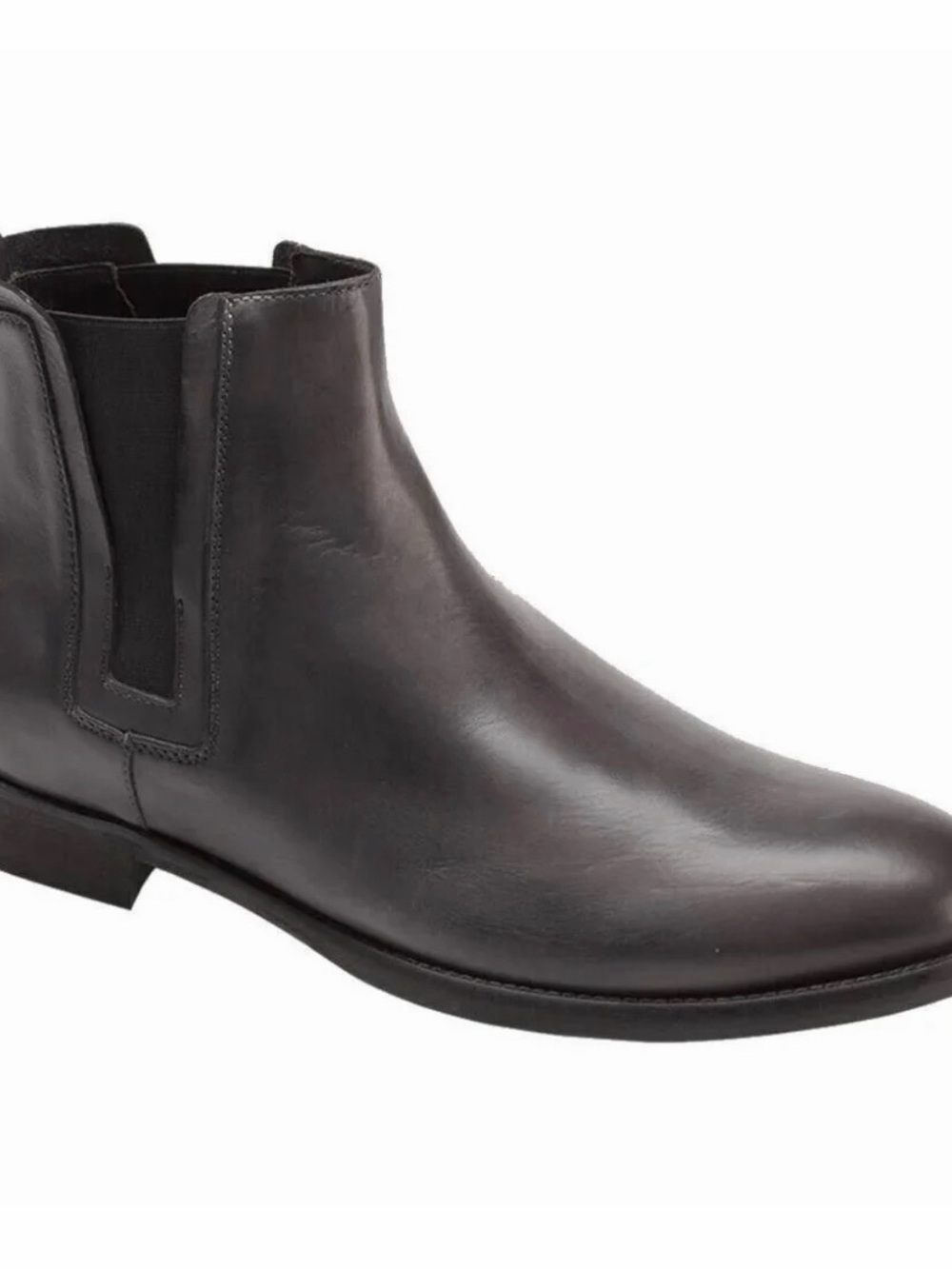 New! Handmade Italian Bacco Bucci Men's Euro Calfskin Boot in Elegant Gray.